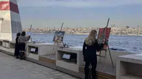 İstanbul'un güzellikleri öğretmenlerin sanatında hayat buldu