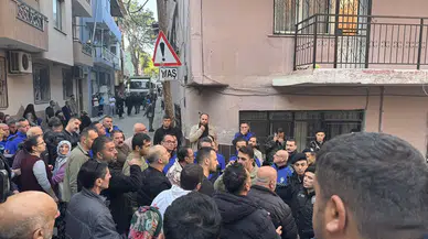 İzmir'de tünel çalışmaları nedeniyle hasar alan evlerin tahliyesinde gerginlik