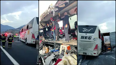 Osmaniye'de yolcu otobüsü tıra çarptı: 7 ölü, 11 yaralı